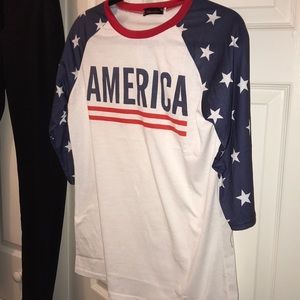 Boutique America baseball tee